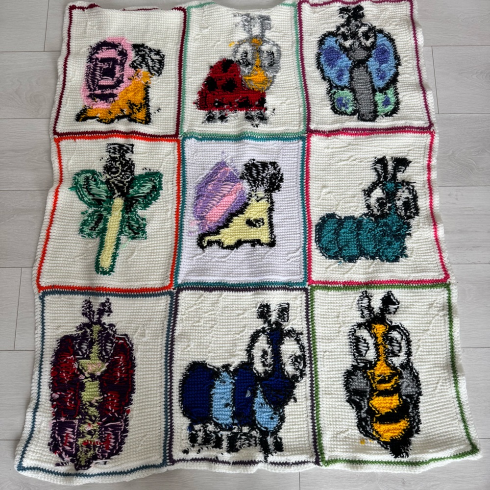Handmade Decorative Handmade Throw Blanket - Picture 5 of 6